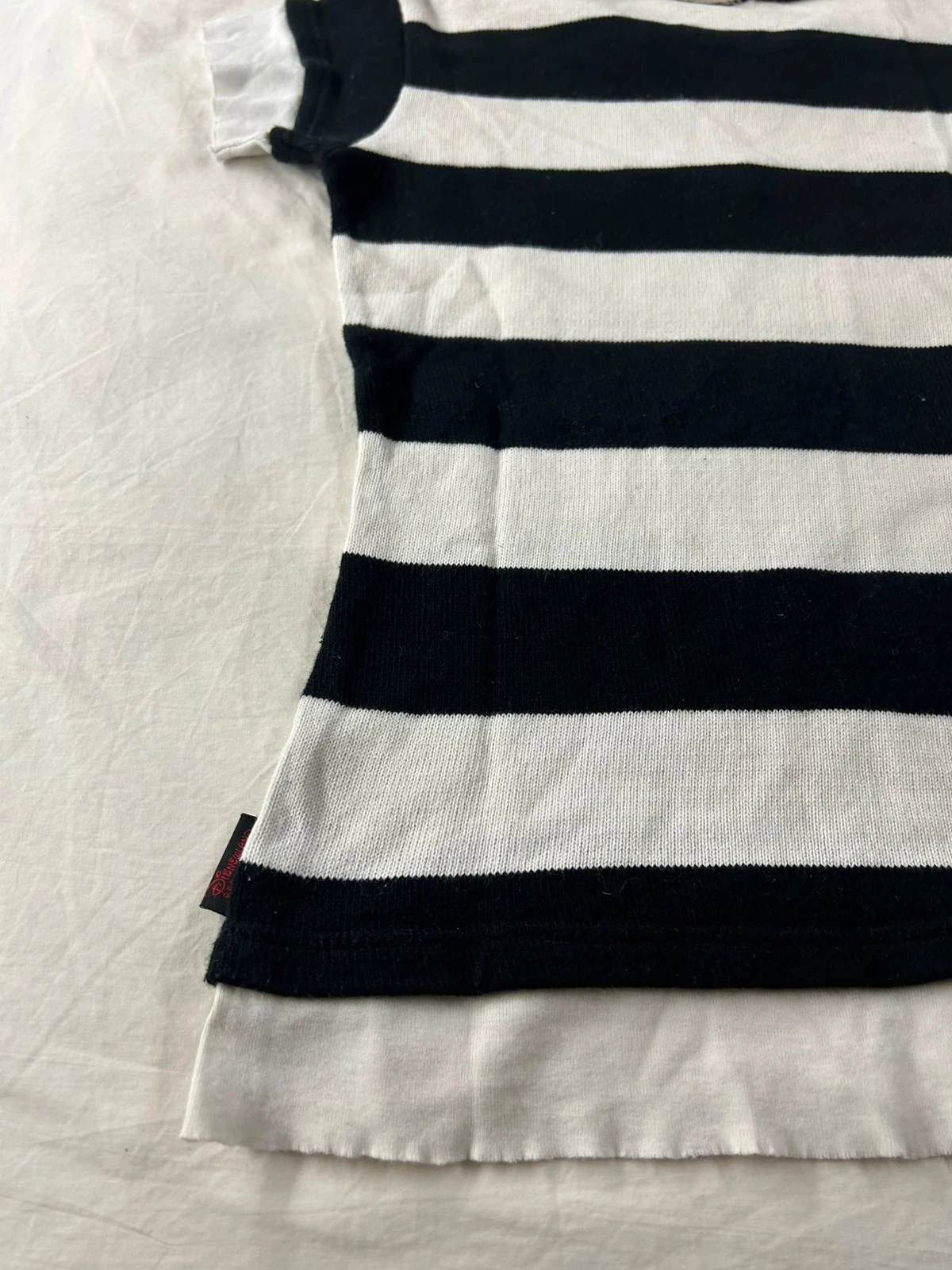 Polo rayado Disneyland resort paris estilo vintage retro Y2K talla s / 100% Algodón / fabricado en Portugal – photo 16